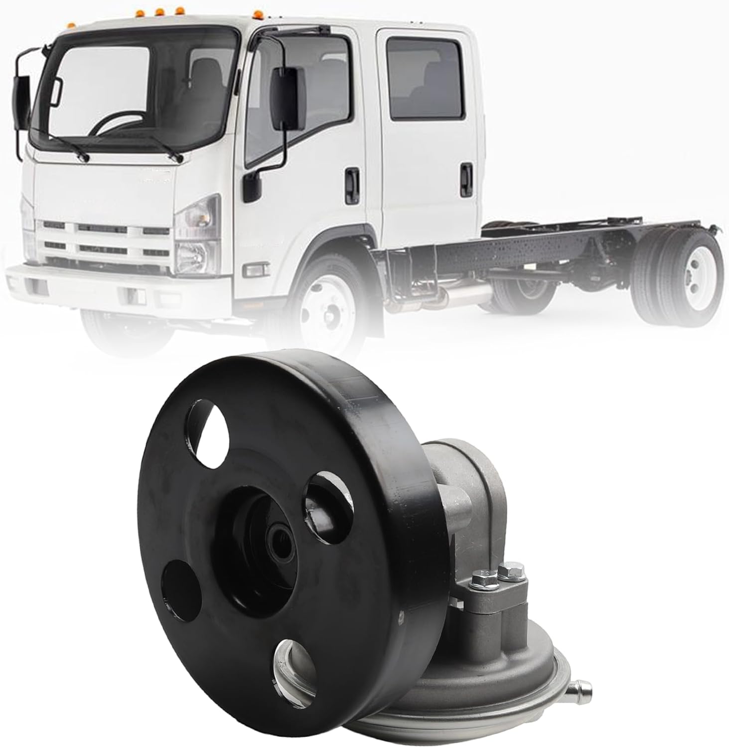 Dasbecan 904-862 Vacuum Pump with Pulley Fits For 1995-2020 Isuzu NPR-HD NPR L96 LQ4 LY6 L31 L05 3.0L 3.9L 4.8L 5.2L 5.7L 6.0L Gas V8 L4 Replaces# 8972410351, 97241035, 8-97241-035-1