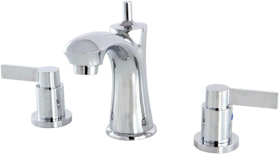 Kingston Brass KB7961NDL NuvoFusion Widespread Bathroom Faucet, 4-1/4