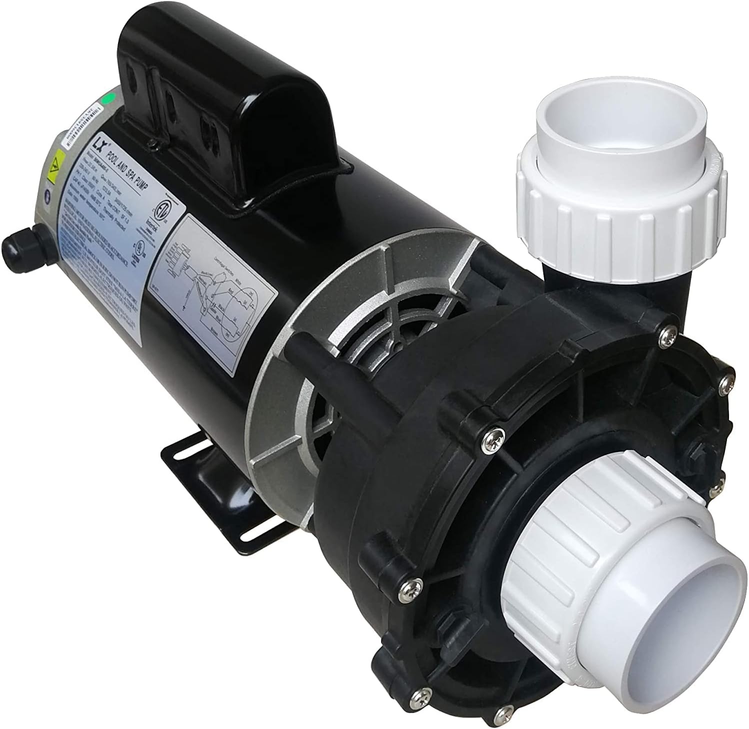 Key Lander Hot Tub Spa pump, 2HP, two speed, 56Frame, LX Motor, (220-240V/60Hz); 2