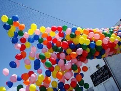 Balloon Drop - 25ft Reusable Release Pre-Strung Netting - Balloon Drop for Birthday Celebration, Graduation, Anniversary, Wedding, New Year’s Eve Party Supplies