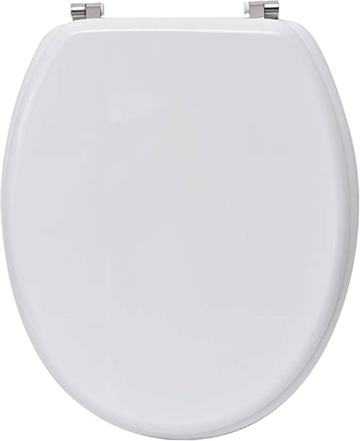 Elongated Toilet Seat White Adjustable Length
