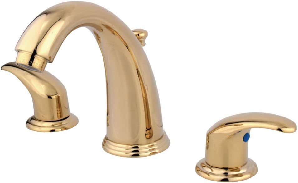 Kingston Brass KB981LL Magellan Widespread Bathroom Faucet, 6 x 5.25 x 2.5, Polished Chrome