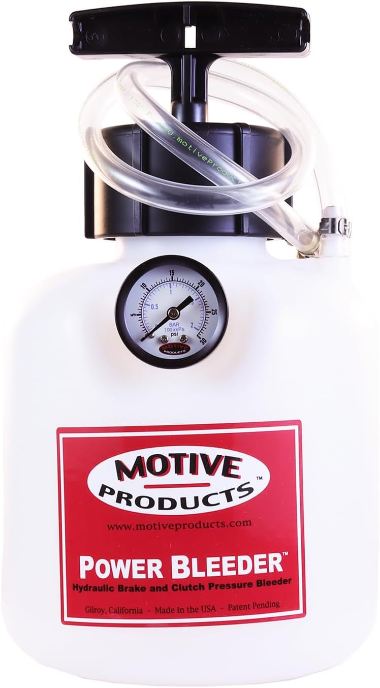 Motive Products 0103 Power Bleeder 2-Quart Tank with Hose and Adapter, Compatible with Chrysler, Dodge, and MoPAR Vehicles