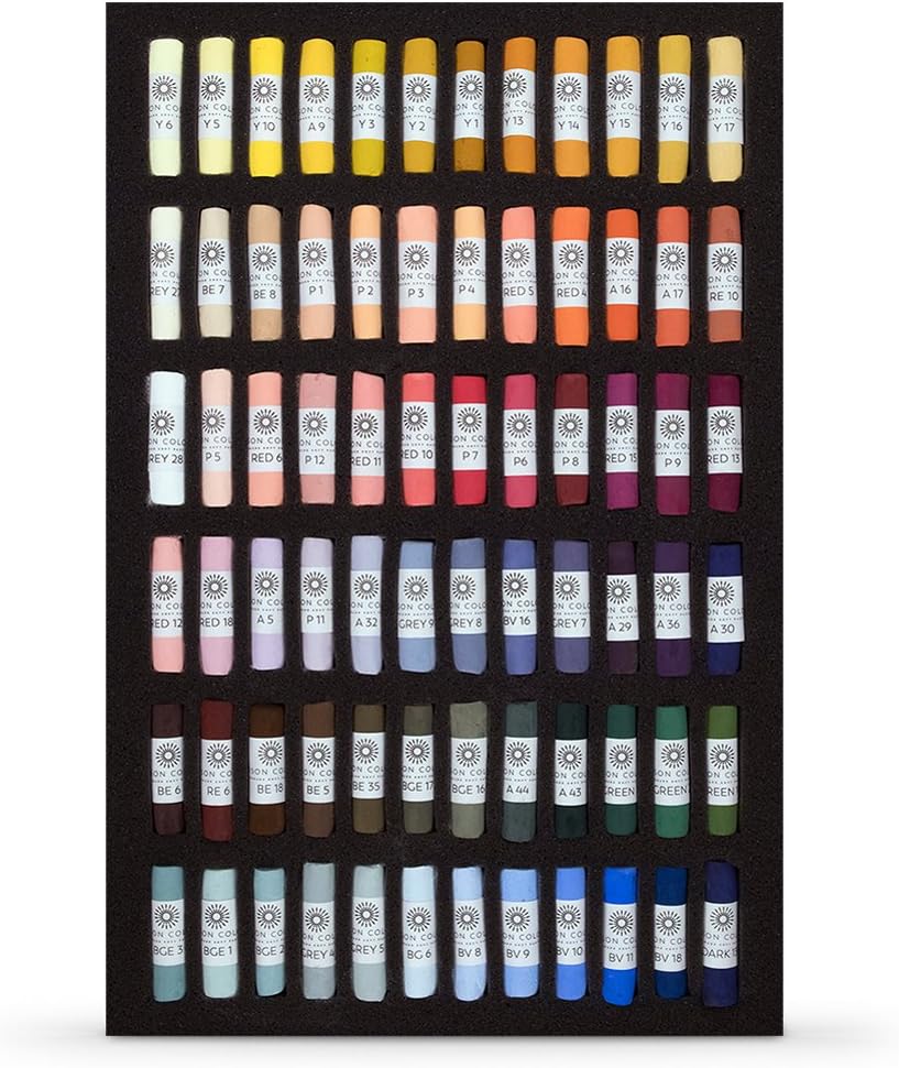 Unison : Soft Pastel : Set of 72 for Portraits in a Black Presentation Box