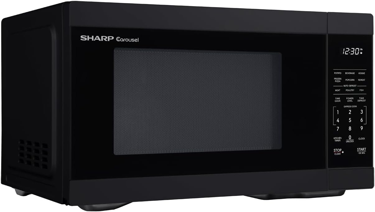 SHARP Countertop Microwave Oven with Removable 12.4