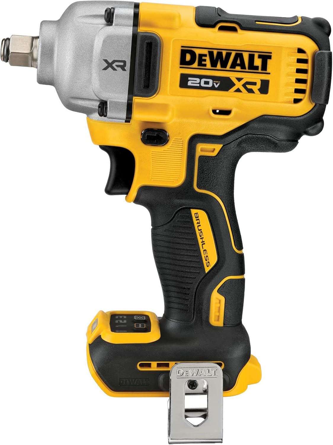 Dewalt DCF891BR 20V MAX XR Brushless Lithium-Ion 1/2 in. Cordless Mid-Range Impact Wrench with Hog Ring Anvil (Tool Only) (Renewed)