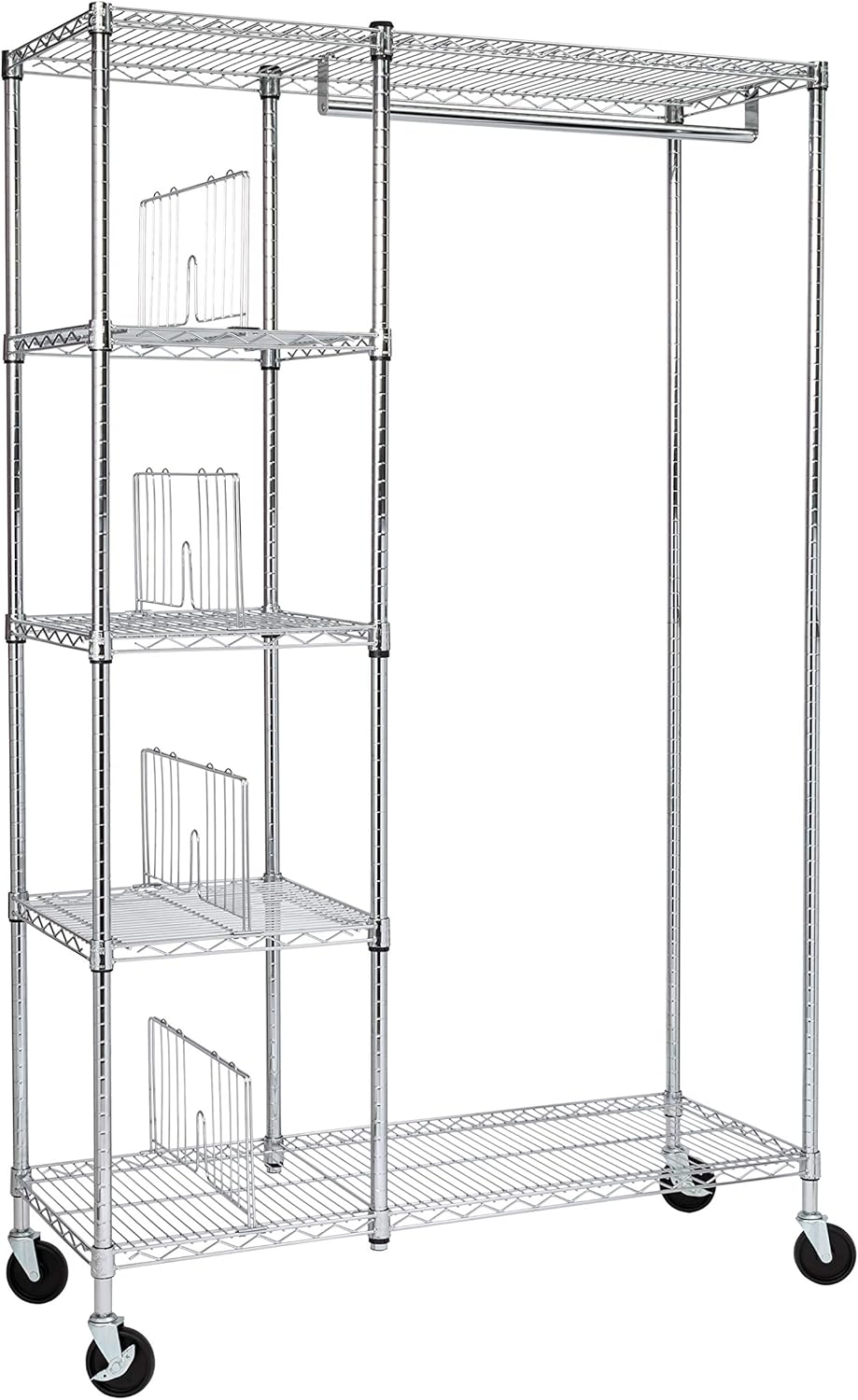 Honey-Can-Do SHF-01567 Heavy Duty Urban Valet,Chrome 300 lbs