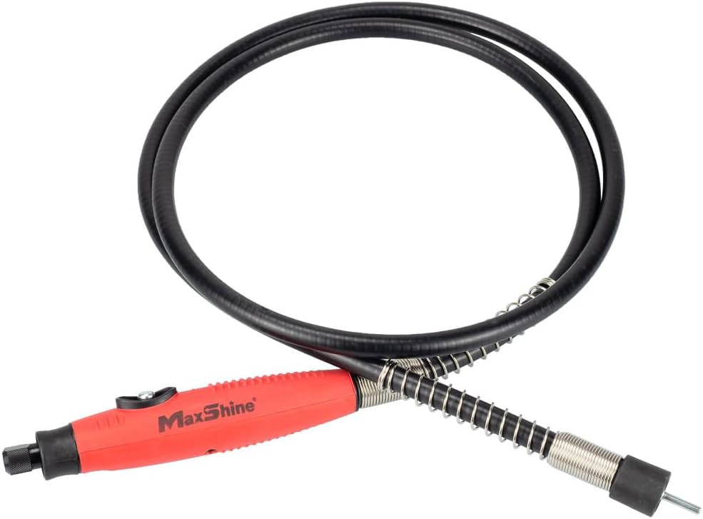 Maxshine Professional Mini Polisher (MN01) with 5/8” Adaptor - Polishes Car Headlamps, Brake Lights, Removes Grease - Auto Detailing Tool for Paint Protection, Swirl & Scratch Repair, Glossy Shine