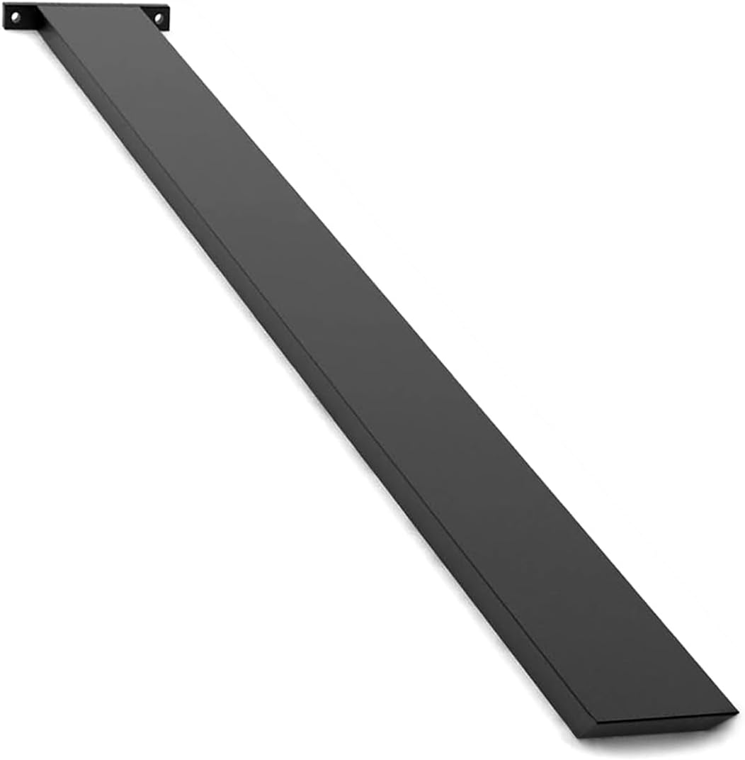 Hidden Island Countertop Support Bracket 2 Pack Black 42 Inch Heavy Duty Granite Countertop Bracket Iron Island Support Brackets for Granite Quartz Wood