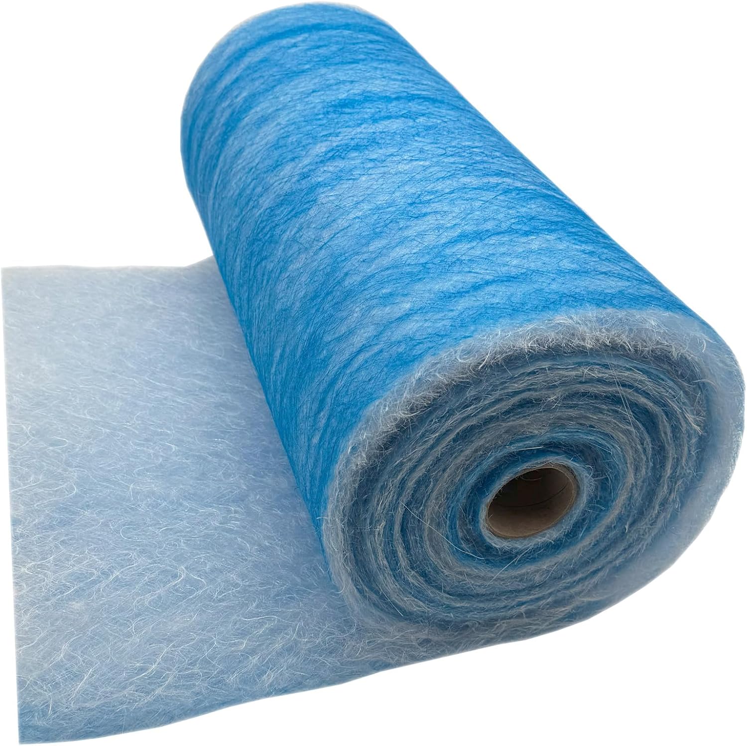 Paint Booth Exhaust Fiberglass Filter Roll, Blue/White Paint Arrestor for Spray Booth (24