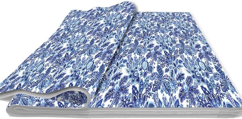 Jillson Roberts Bulk 240 Sheet-Count 20 x 30 Premium Printed Tissue Paper Available in 12 Designs, Pretty Petunia