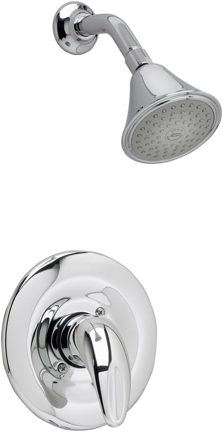 American Standard T385501.002 Reliant 3 Shower Only Trim Kit with Easy Clean Showerhead, Shower Arm and Flange, Polished Chrome