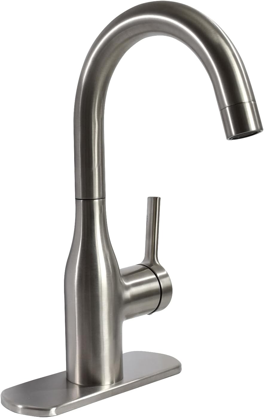 Phoenix PF231410 Premium Slimline Single Handle Bar/Lavatory Faucet - Brushed Nickel