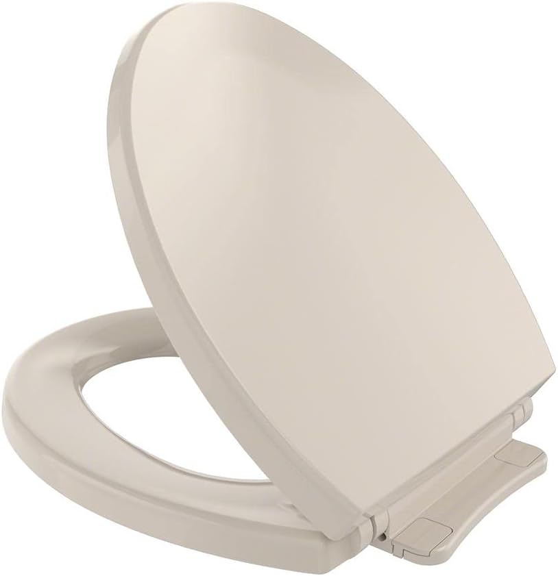 SS11303 SoftClose Round Closed Front Toilet Seat in Bone