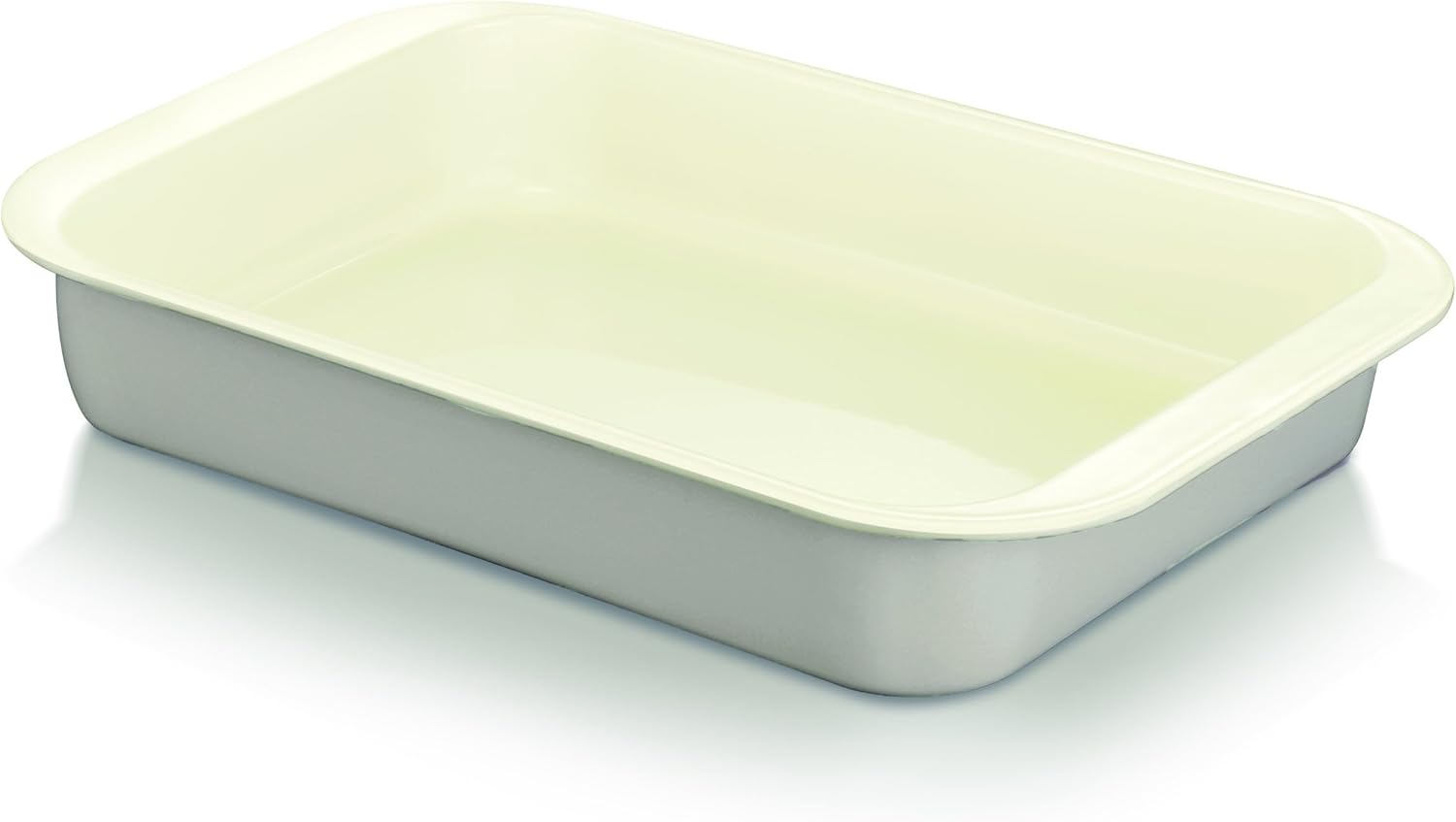 Beka Ovenware Enamel Oven Tray 30 x 23 x 5.4 cm, Grey