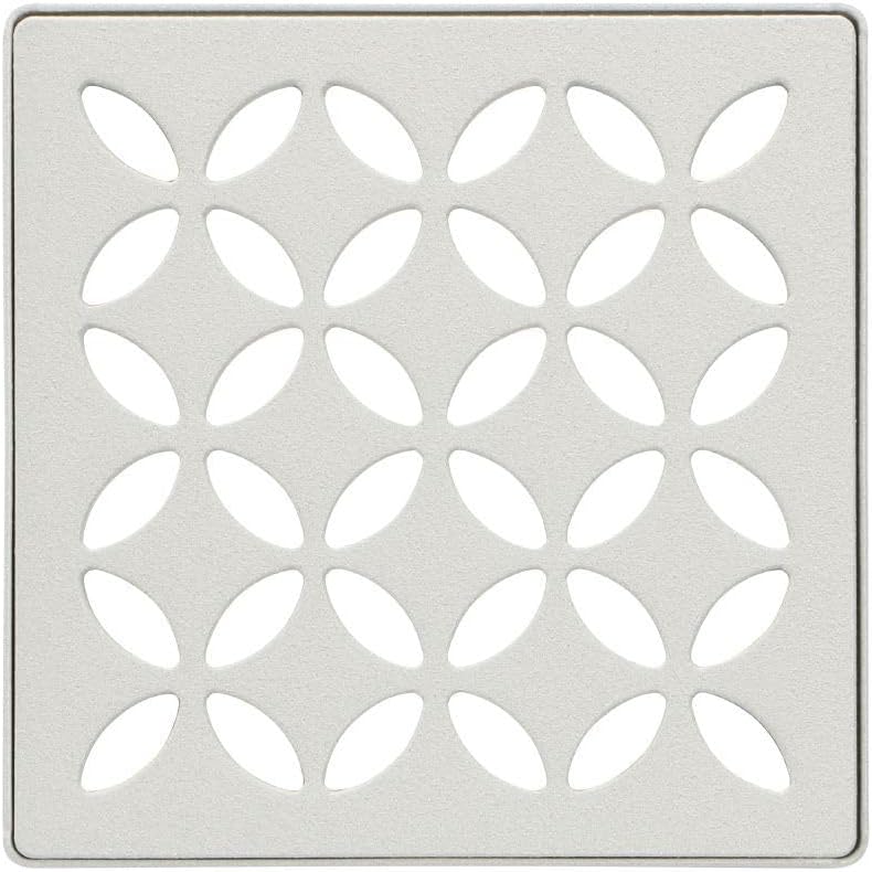 Schluter Kerdi-Drain Grate Kit with Integrated Slope Bonding Flange - Ideal for Bathroom or Wet Rooms - 4