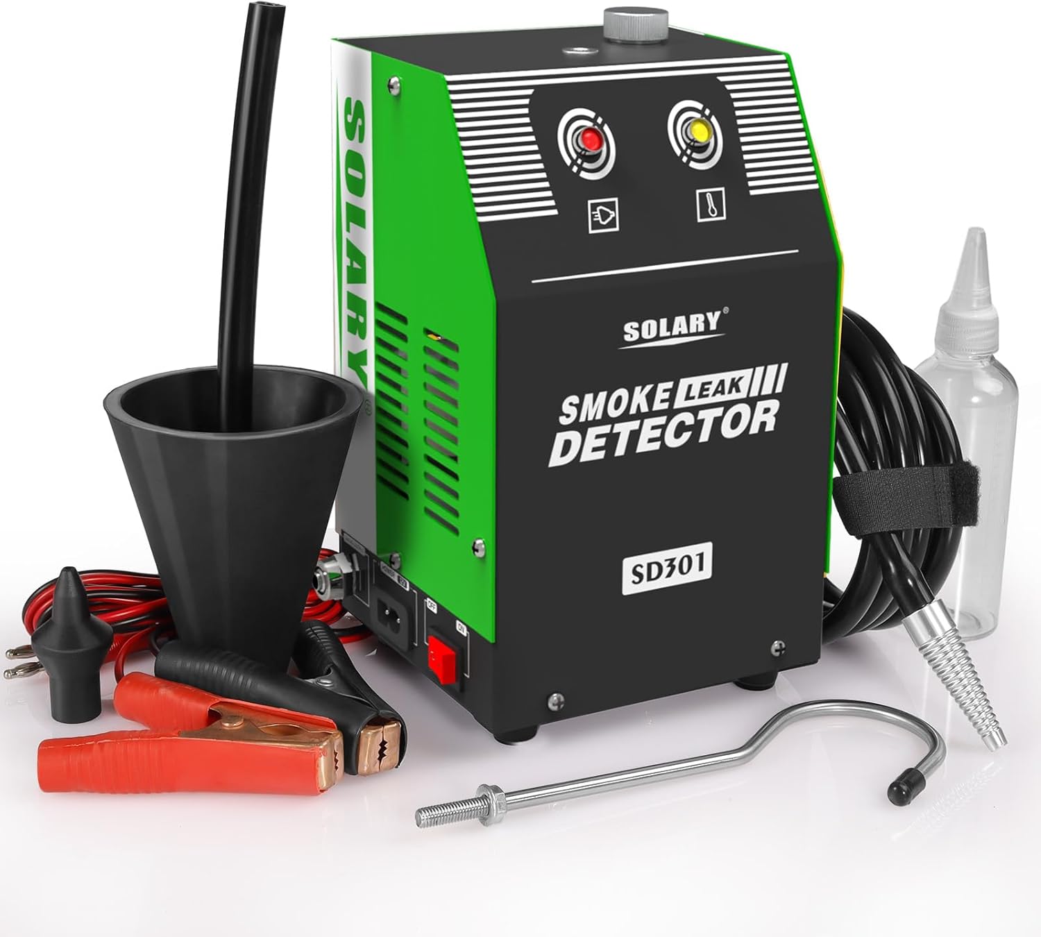 Automotive EVAP Smoke Machine Tester - 12V DC Vacuum Diagnostic Tester with Built-in Air Pump