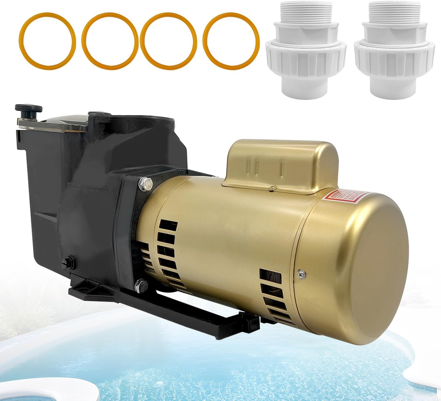 3HP Super Pool Pump 115/230V Single Speed Replacement for Hayward Pump SP2607X10 SP2610X15, 2