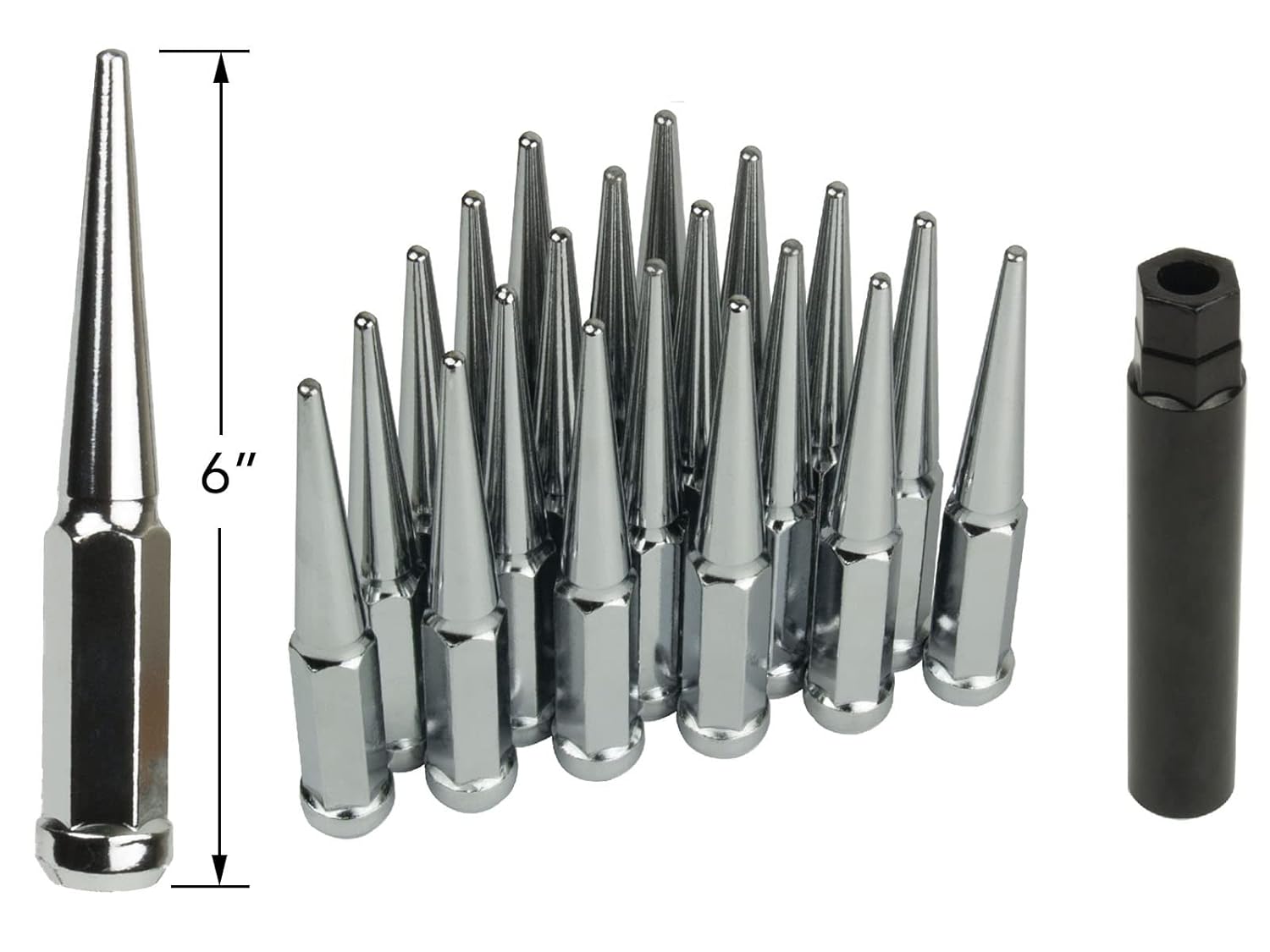 24 PCs Extra Long 6
