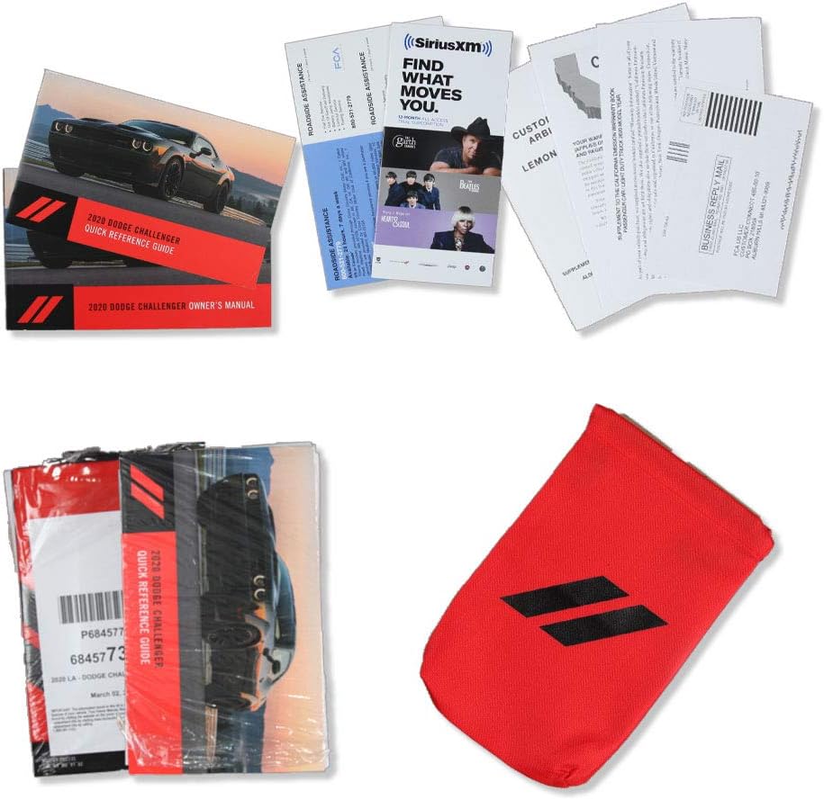 2020 Dodge Challenger Owner's Manual Kit