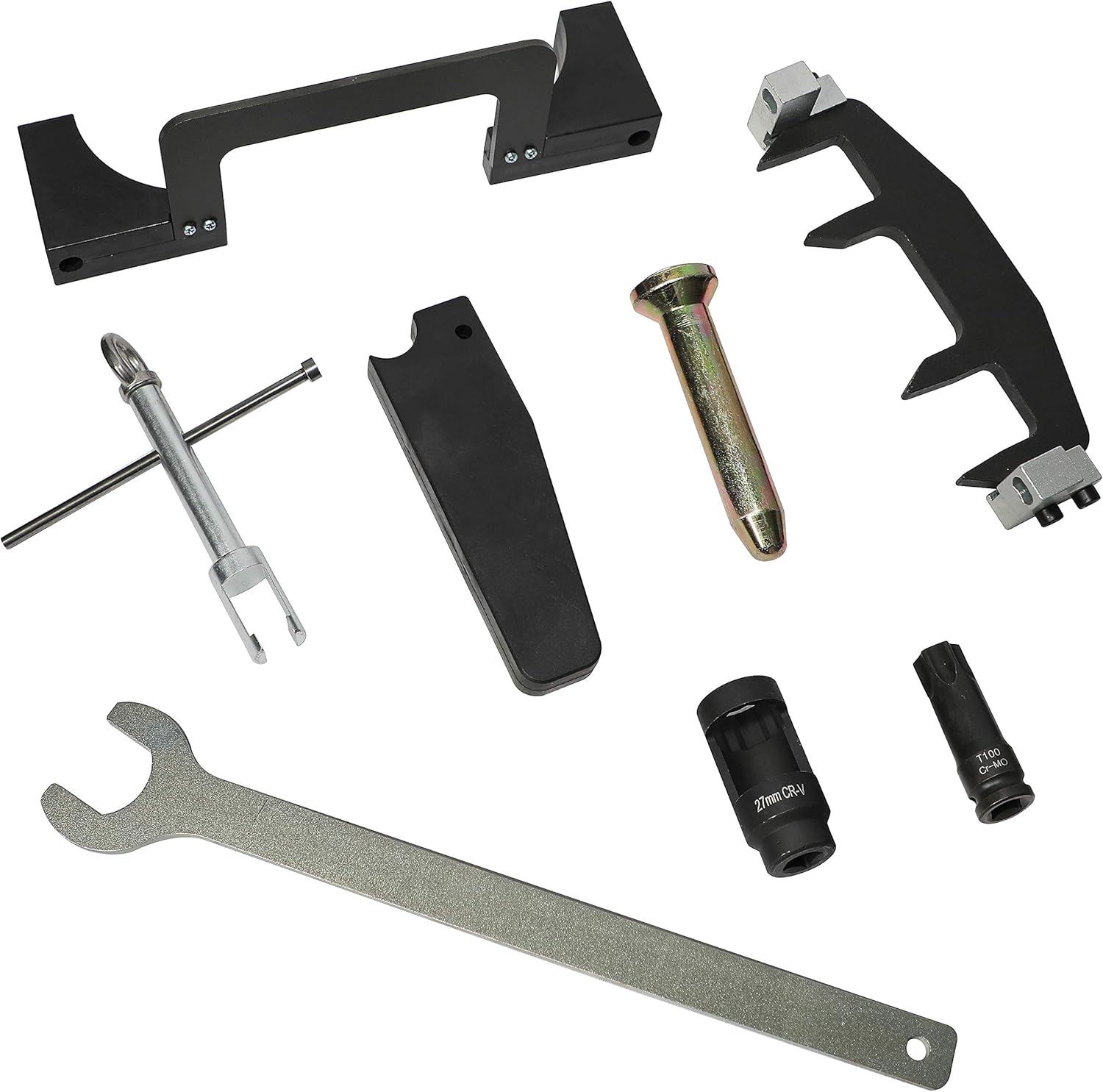 DPTOOL M271 Camshaft Adjuster Timing Chain Tool Kit Fuel Injector Remover Installer Set Compatible with Mercedes Benz M271 CLK SLK CLC C200 C180 E200 E260 SLK200