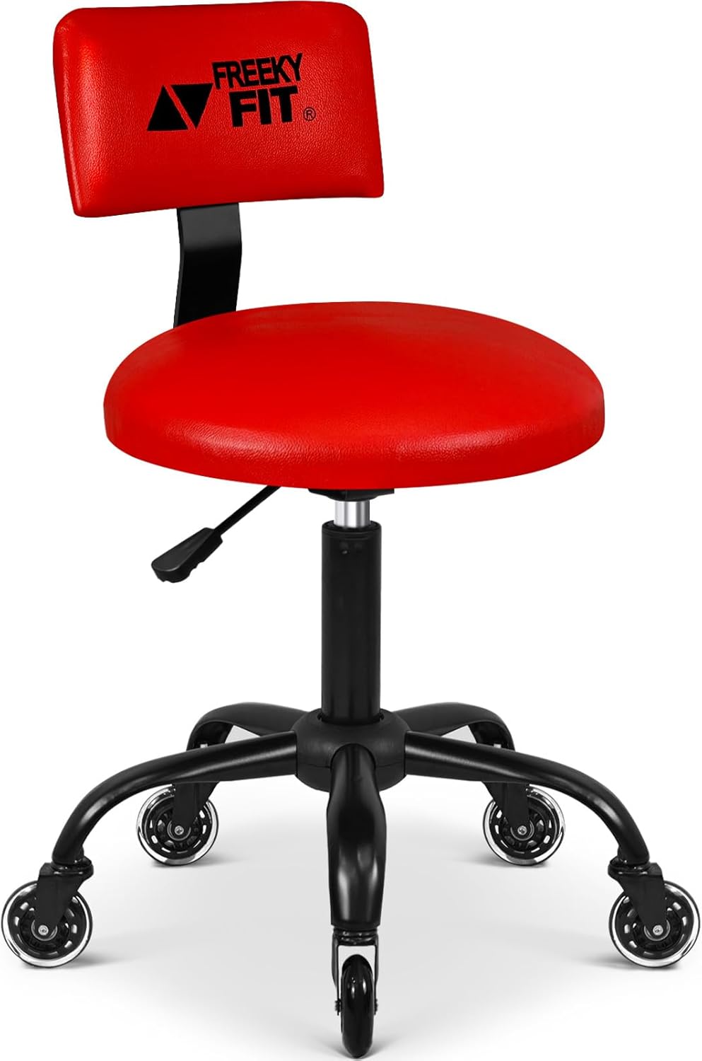 Rolling Shop Stool with Wheels, Mechanic Garage Stool Chair with Adjustable Height 15.55