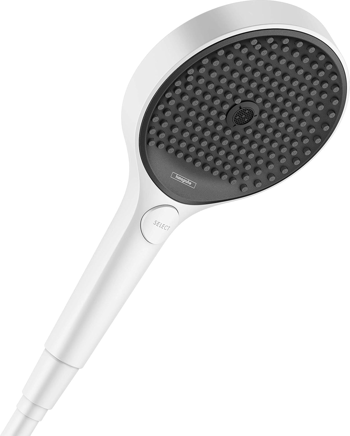 hansgrohe 26865700 Rainfinity Water-Saving Hand Shower 130, 3 Sprays, EcoSmart, Matt White