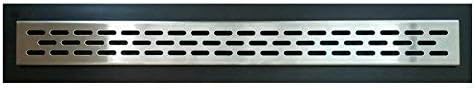 Linear Drain Grate by Compotite - Oval Design (Oval 24 INCH)