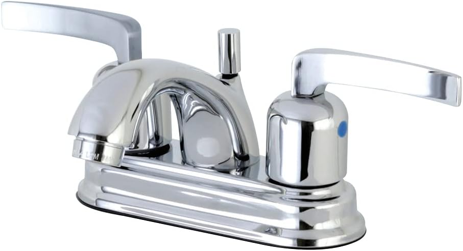 Kingston Brass FB2601EFL 4 in. Centerset Bathroom Faucet, Polished Chrome