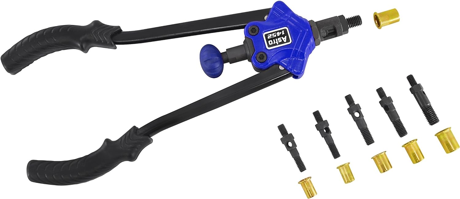 Astro Pneumatic Tool 1452 XL Nut/Thread Setting Hand Riveter Kit 1/2