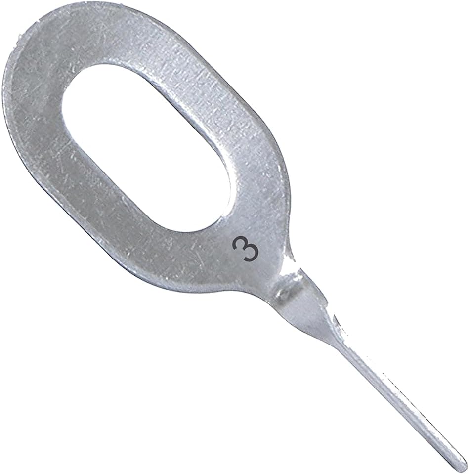 100-Pack of 1.0mm Straight AlMgSi N°3 (Aluminum Magnesium Silicon) Dent Pulling Weld Rings/Keys/Tabs, Replaces GYS-059450