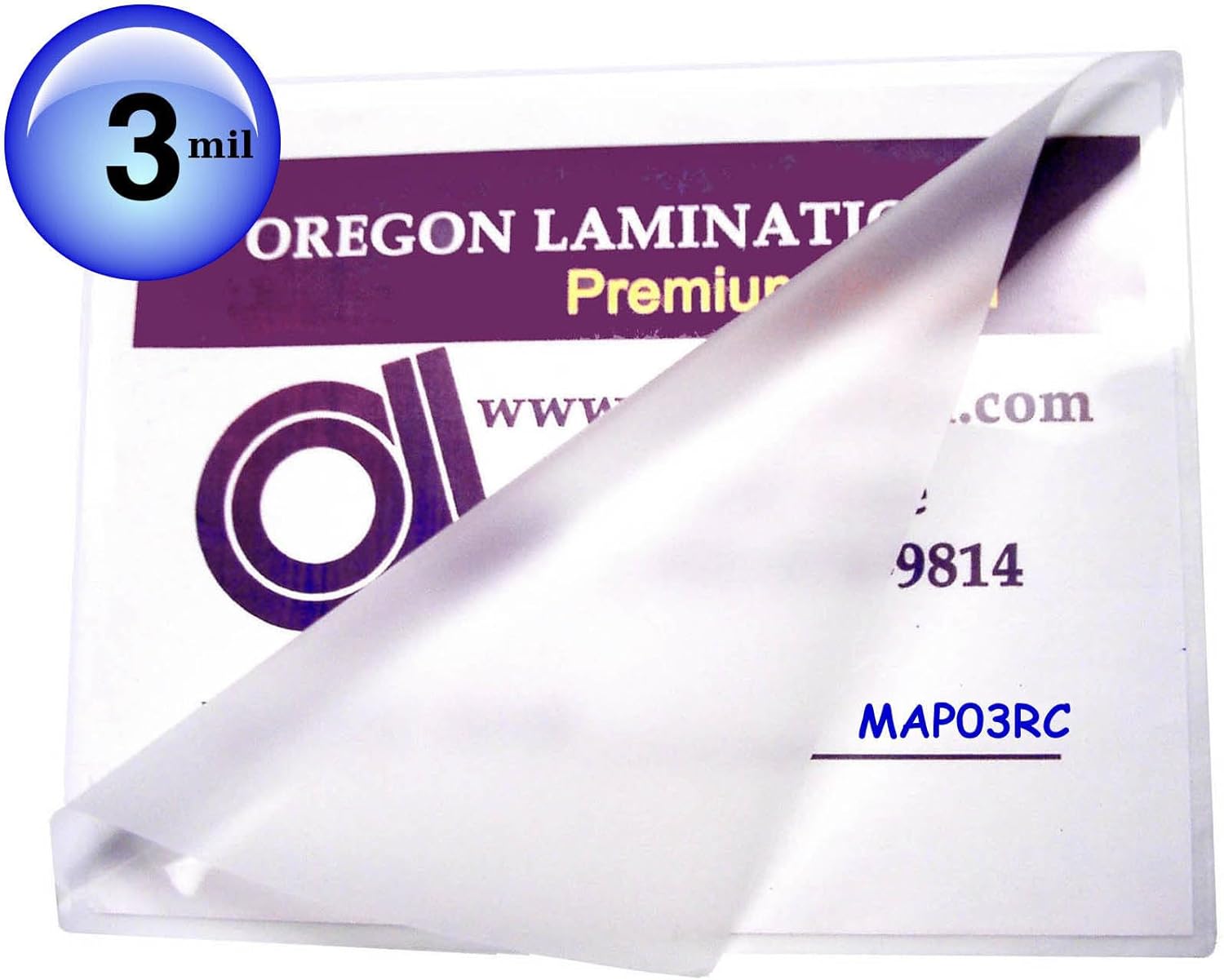 Best-Lam Heat Activated Laminating Pouches 3 Mil 18” x 24” [pk of 100] 457mm x 610mm x 75 microns Thick Map Size, Clear