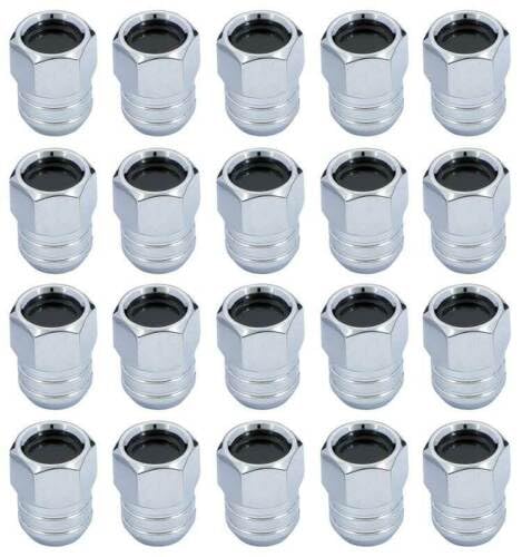 OER Black Rally II Center Lug Nut Set - 10pcs, Hex, Stainless Steel, 1.25