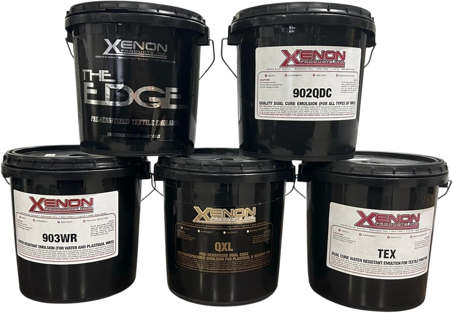 Screen Printing Emulsion - Nevertheless Xenon Edge(1 Gallon / 128oz) - Pre-Sensitized Emulsion - Silk Screen Printing Supplies - for use with Plastisol Ink, UV Ink, Solvent Ink