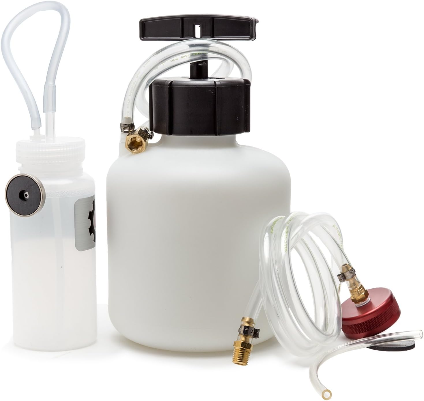 Magnet Mount Bleeder Bottle & Motive Products Black Label Aluminum European Power Bleeder