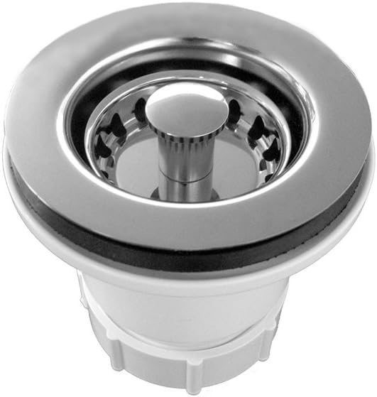 Jaclo 2802-SN Jr Duo Strain with Plastic Body, Satin Nickel