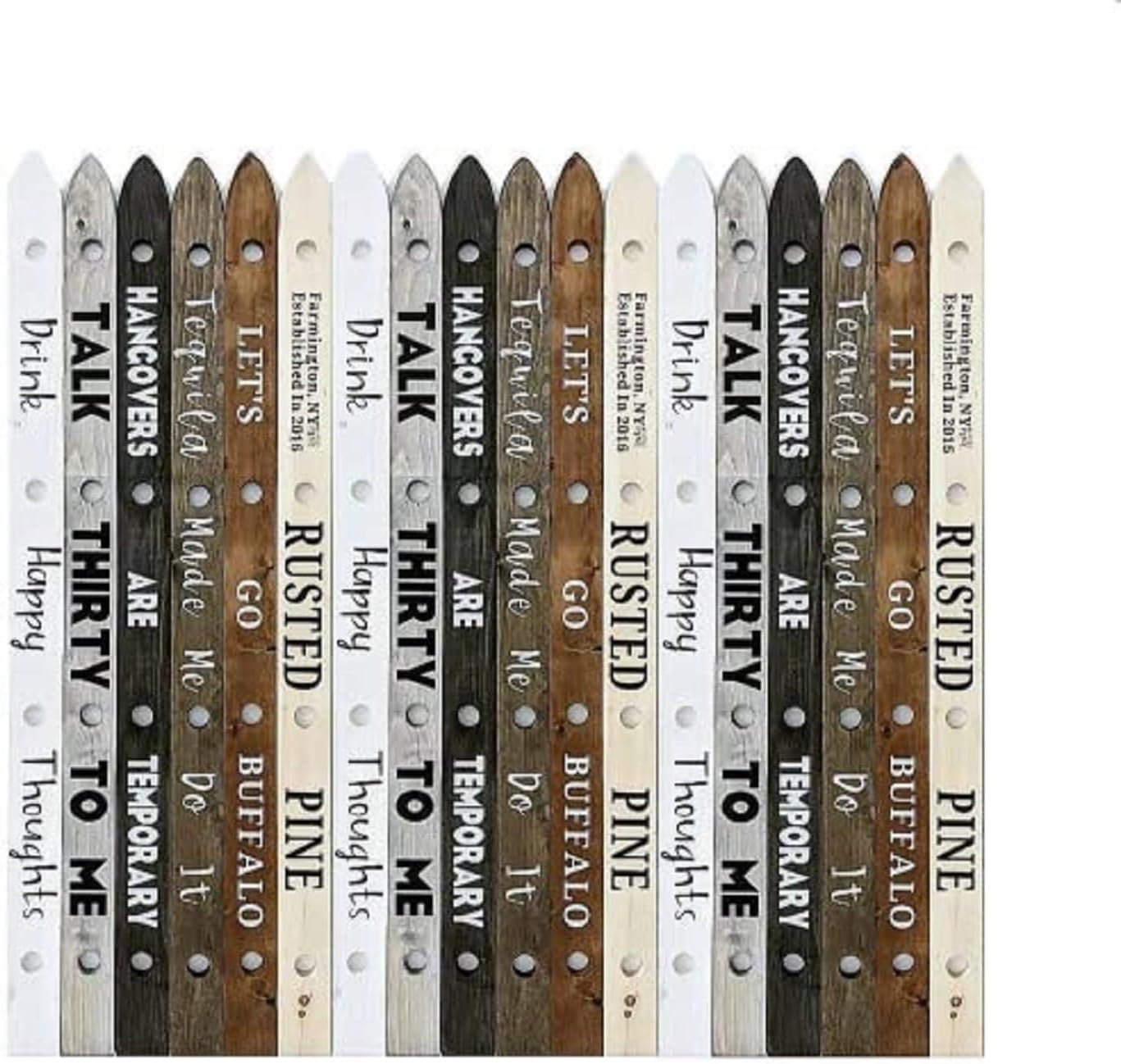 Custom Rustic Wooden Shot Board Ski