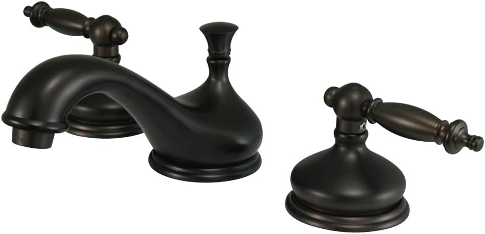 Kingston Brass KS1165TL Templeton Widespread Lavatory Faucet, Oil Rubbed Bronze