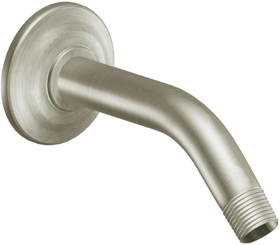 Moen S177BN Icon 6-Inch Shower Arm, Brushed Nickel