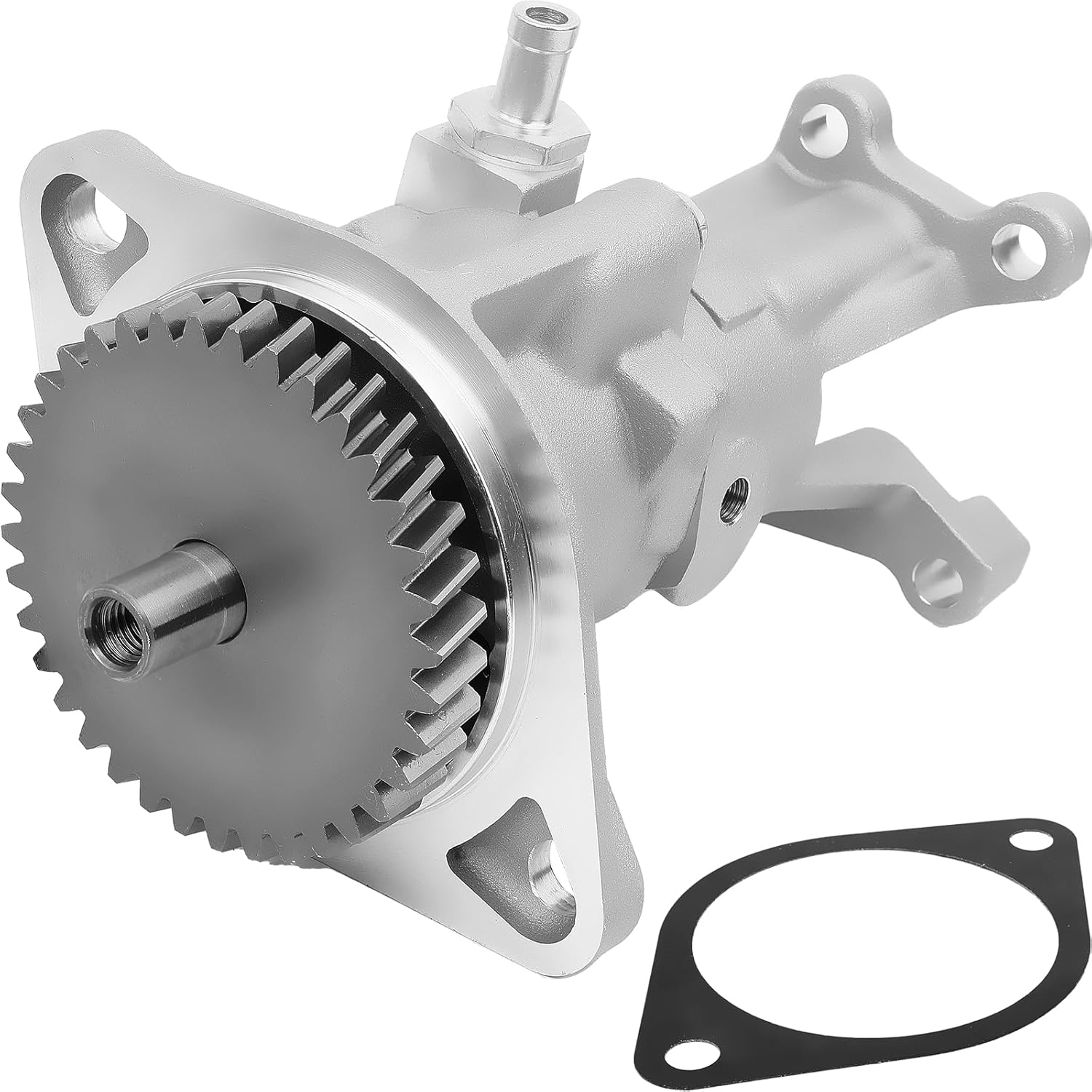 904-810 Gear Driven Mechanical Vacuum Pump with Gasket Compatible with Dodge Ram 2500/Ram 3500 1994-2002, Mechanically Driven, Replace OE 4746706, R5019734AA, 5019734AA