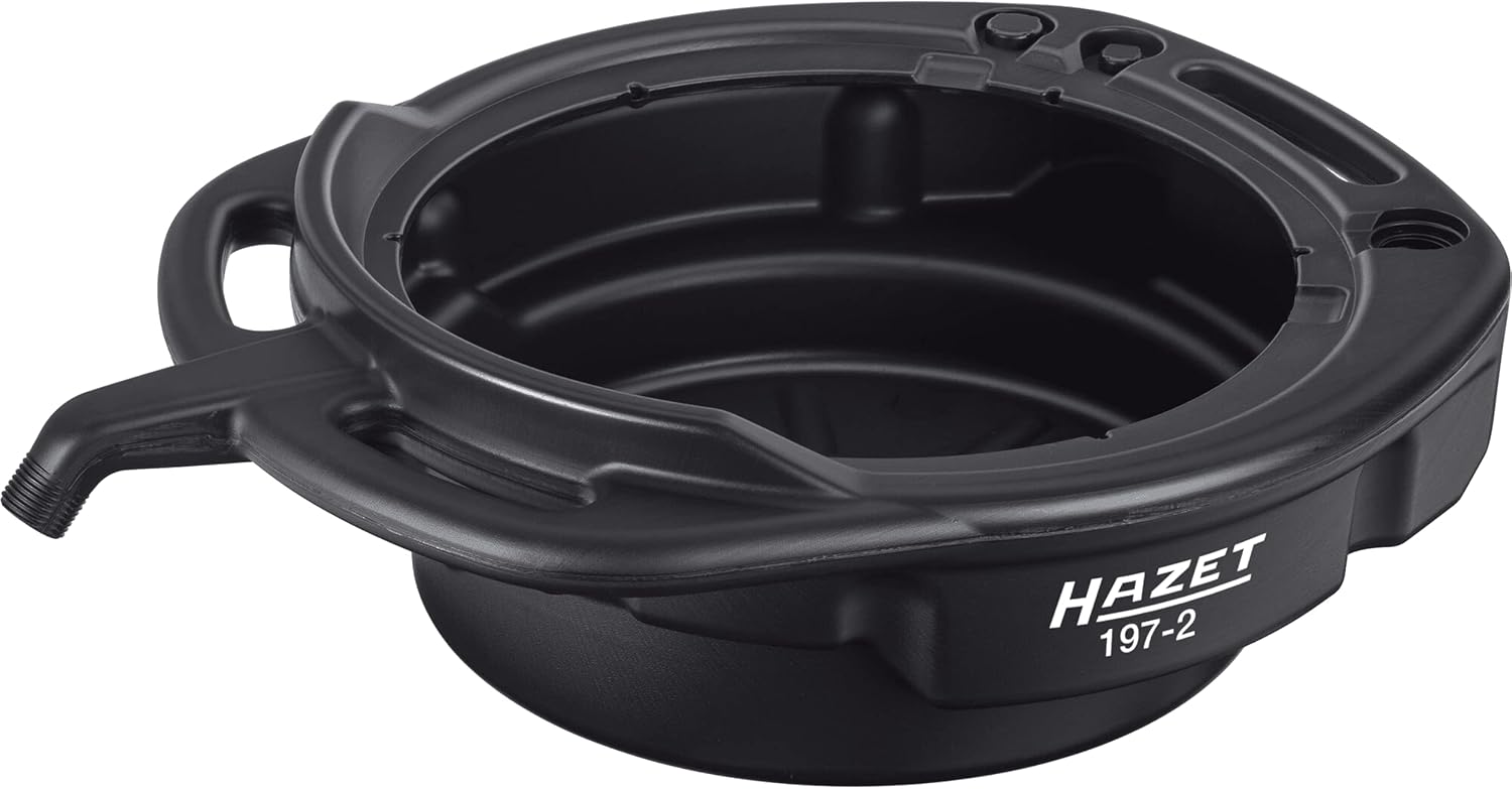 HAZET 197-2 Multi-Purpose Tray Oil Pan, Multi-Functional Drain Pan, 23.6 x 6.7 x 17.7 inches (60 x 17 x 45 cm), 16.9 gal (16 L)