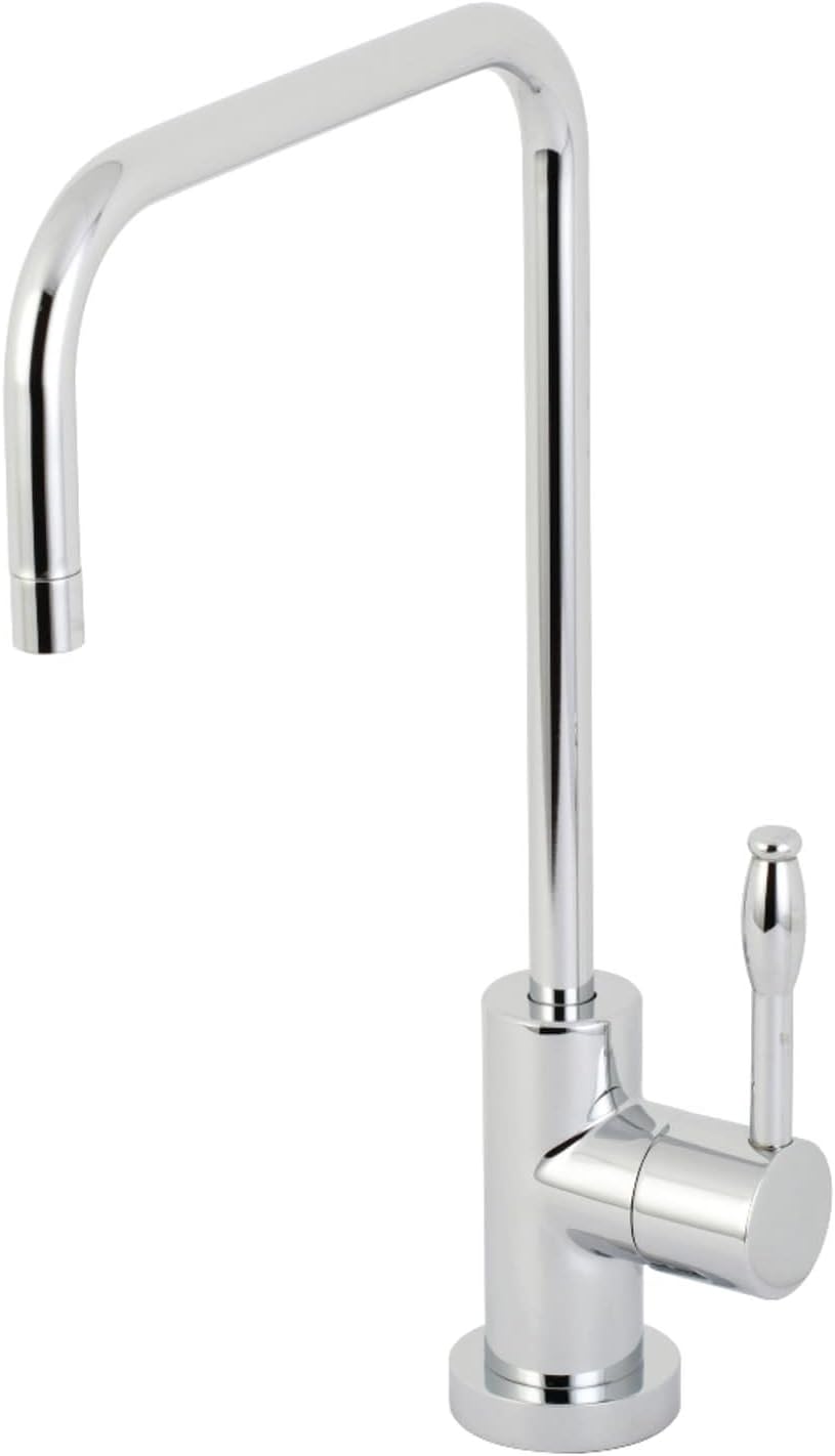 Kingston Brass KS6191NKL Nustudio Single-Handle Cold Water Filtration Faucet, Polished Chrome, 5-7/8