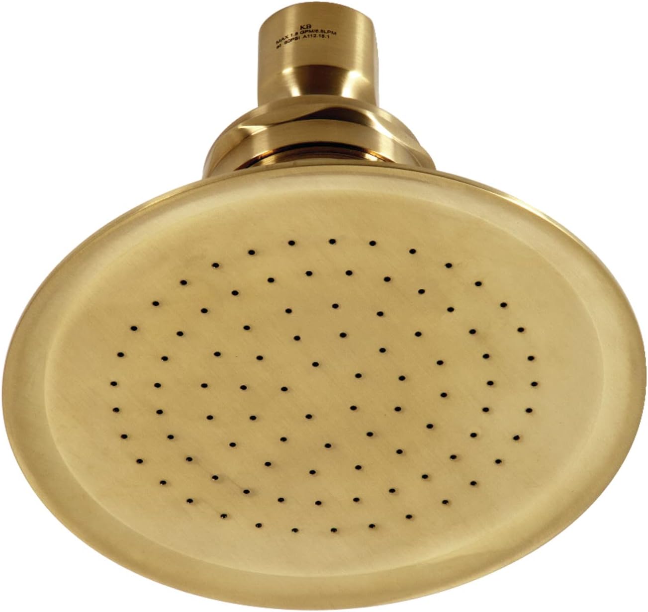 Kingston Brass P10SB Victorian Shower Head, Brushed Brass, 4.88 x 4.88 x 3.75