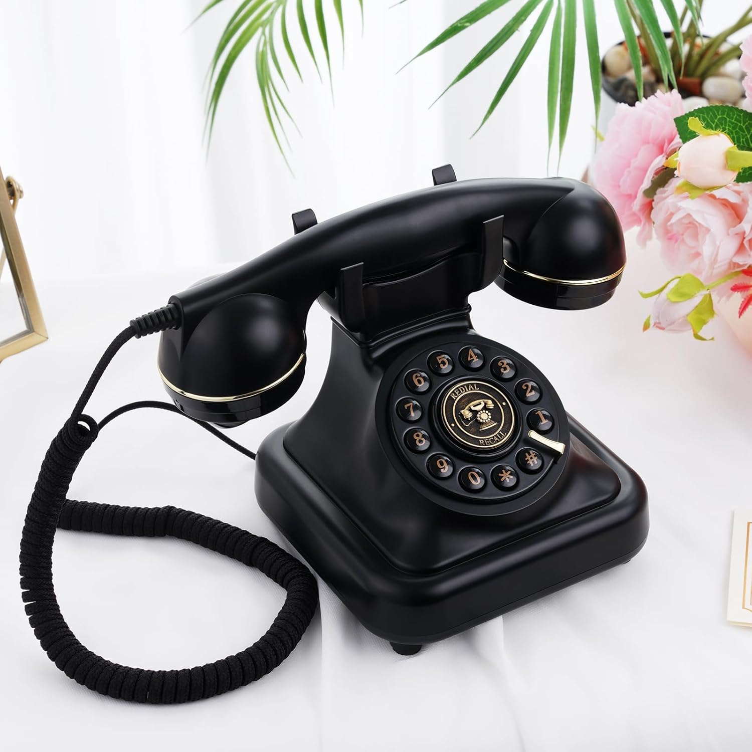 Audio Guest Book Wedding Phone, Audio Guestbook Voicemail Wedding Phone to Record Messages, Vintage Leave A Message Phones for Bridal Shower, Baby Shower, Daily Voice Note - Keep Memories Alive
