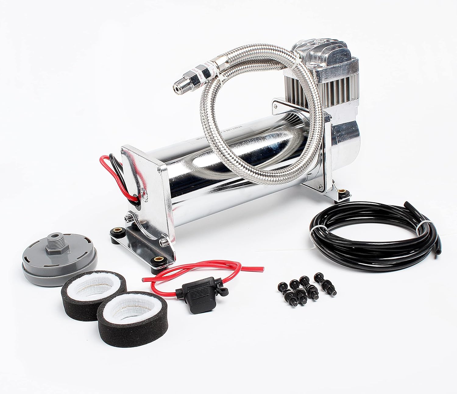 On board Heavy Duty Air Horn Compressor 200psi. Fits all 12V Vehicles Universal Replacement For Car/Truck/Pick-up/Jeep/Train Horn/Suspension/Bag kit system YK-C304