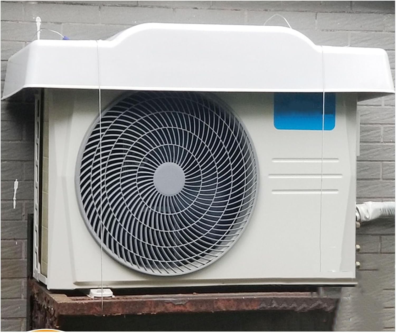 Air Conditioner Cover for Outside Units, Outdoor Window AC Units Protection Cover Waterproof Defender, Awning Canopy UV Rain Snow Protection Sheet for Mini Split Heat Pump/Condenser/Compressor