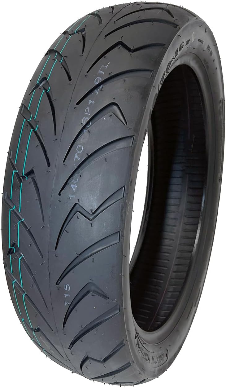 MMG Premium Scooter Tubeless Tire 140/70-16 Rear - Street Performance Tread
