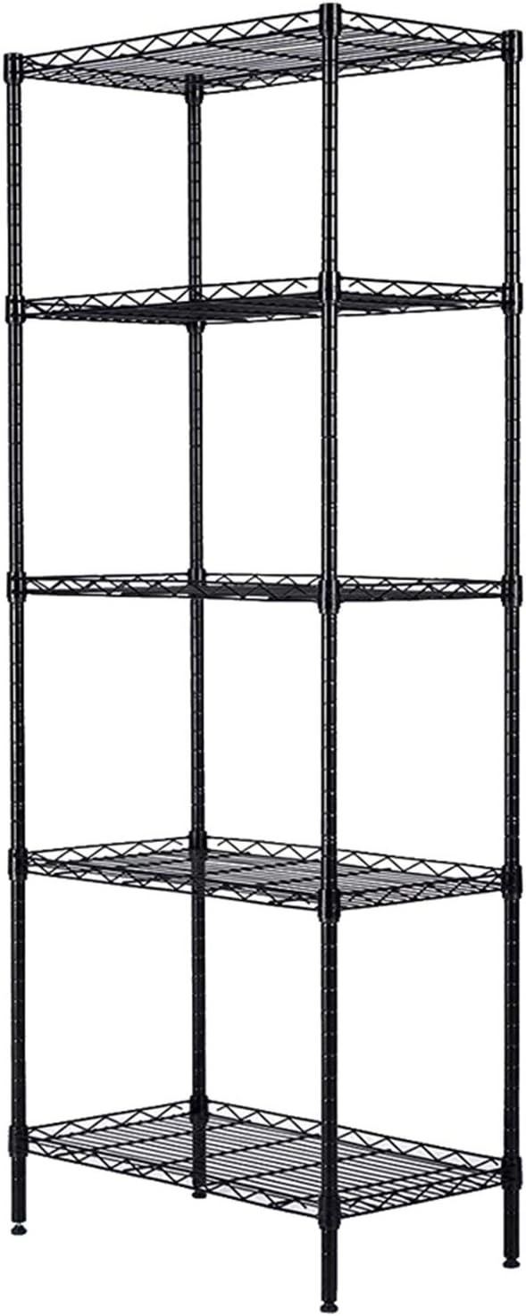 3-Tier Industrial Kitchen Baker's Rack Utility Microwave Oven Stand Storage Cart Workstation Shelf for Hotel, Household