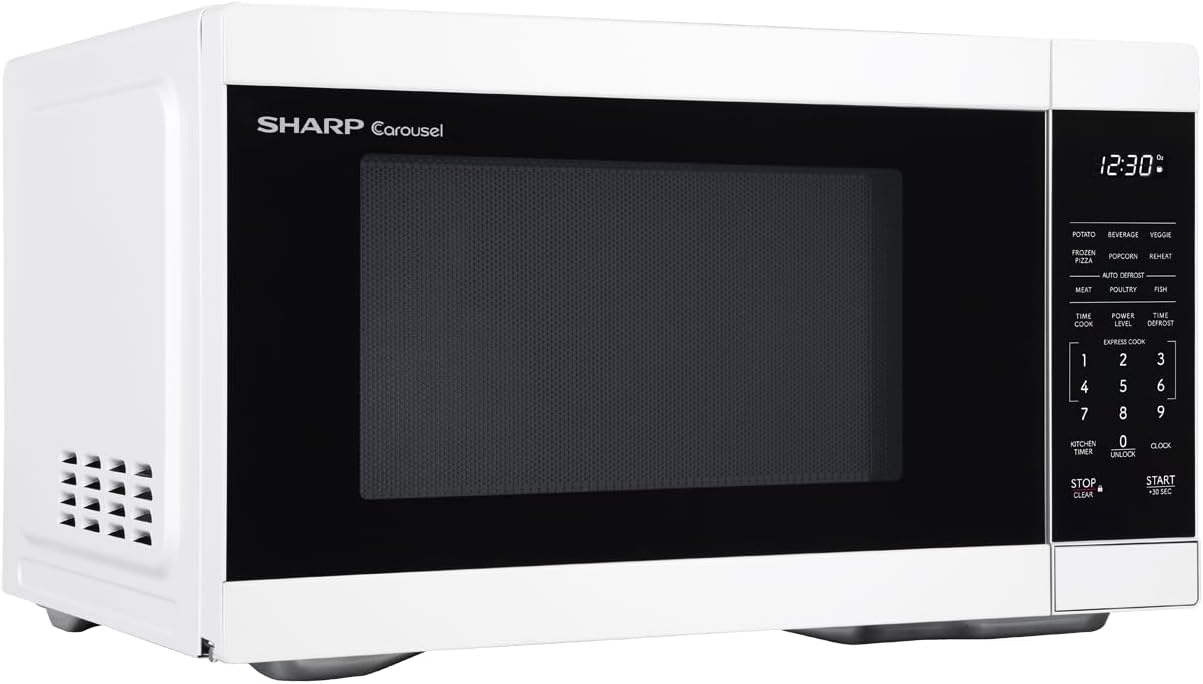 SHARP Countertop Microwave Oven with Removable 12.4