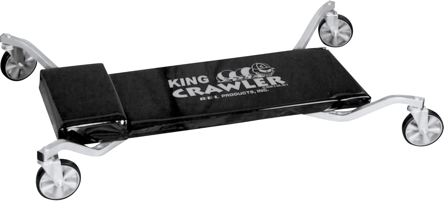 Traxion 1-200 King Crawler Rolling Automotive Mechanic Creeper W/All-Terrain 5